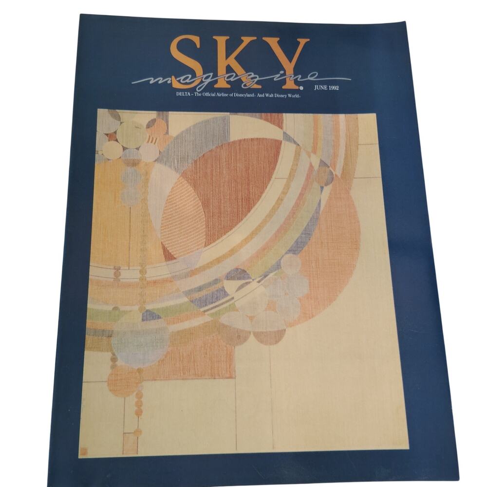 Delta SKY Magazine June 1992 In-Flight - Miami, Bicycles, Frank Lloyd Wright